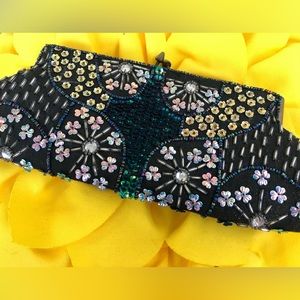 Imported from India Hand beaded Clutch